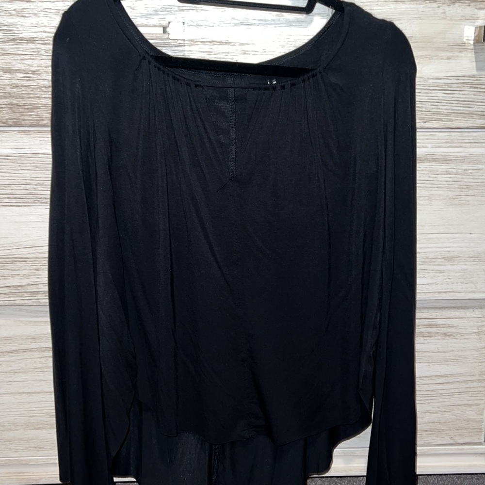 American eagle black long sleeve top